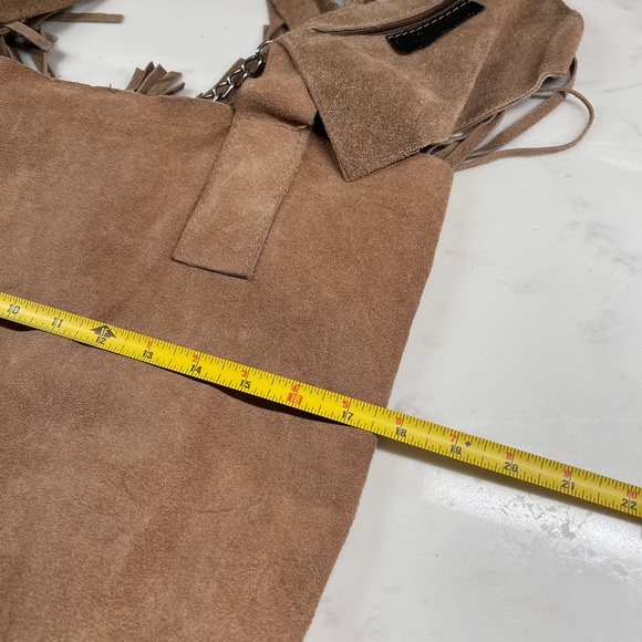 Italian 100% leather fringe bag - Picture 8 of 10